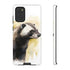 Badger on a Yellow Background - Impact Resistant Phone Case Samsung Galaxy S20+ Matte